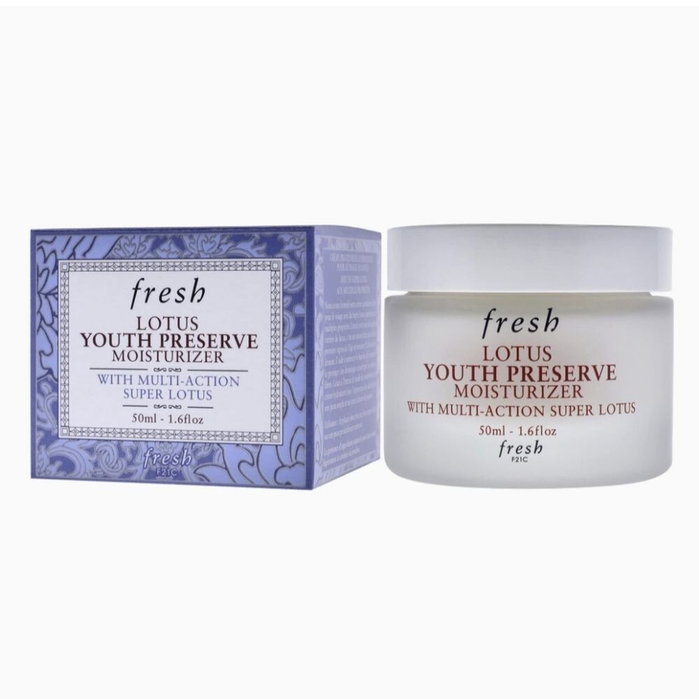 Fresh Full Size Lotus Youth Reserve Moisturizer Face Cream Lotion 50ml 1.6 fl oz